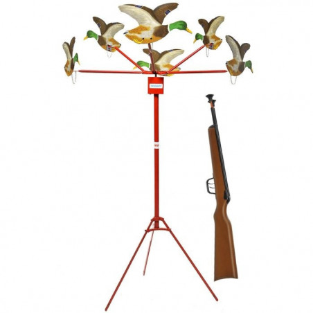 Tir aux canards 6 pièces électriques, fusil 2 coups