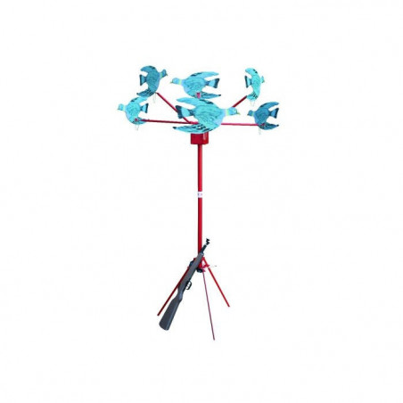 Tir aux pigeons 6 pièces éléctriques fusil 2 coups