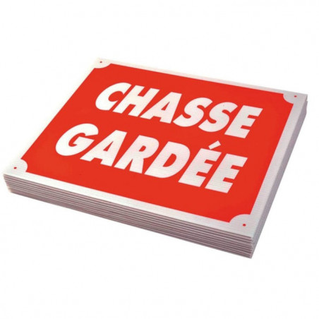 Panneau Plastique Stepland Chasse Gardée