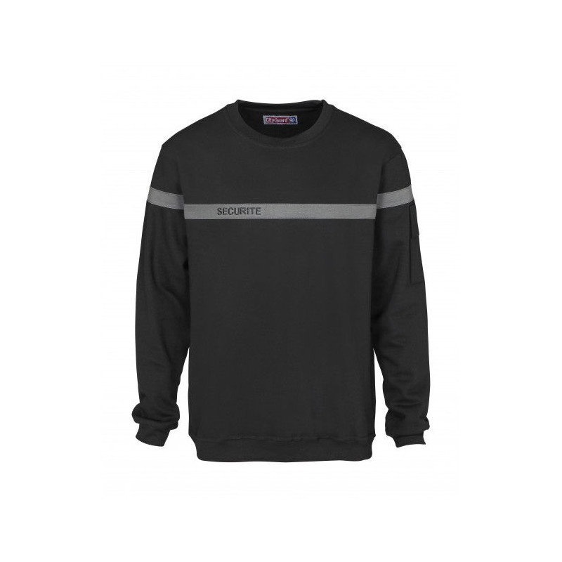 Sweat-shirt Percussion Sécurité - bande grise