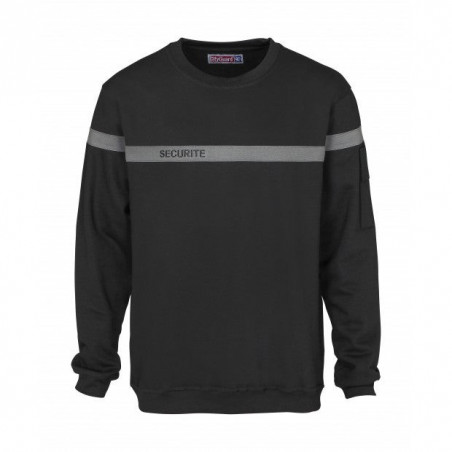 Sweat-shirt Percussion Sécurité - bande grise