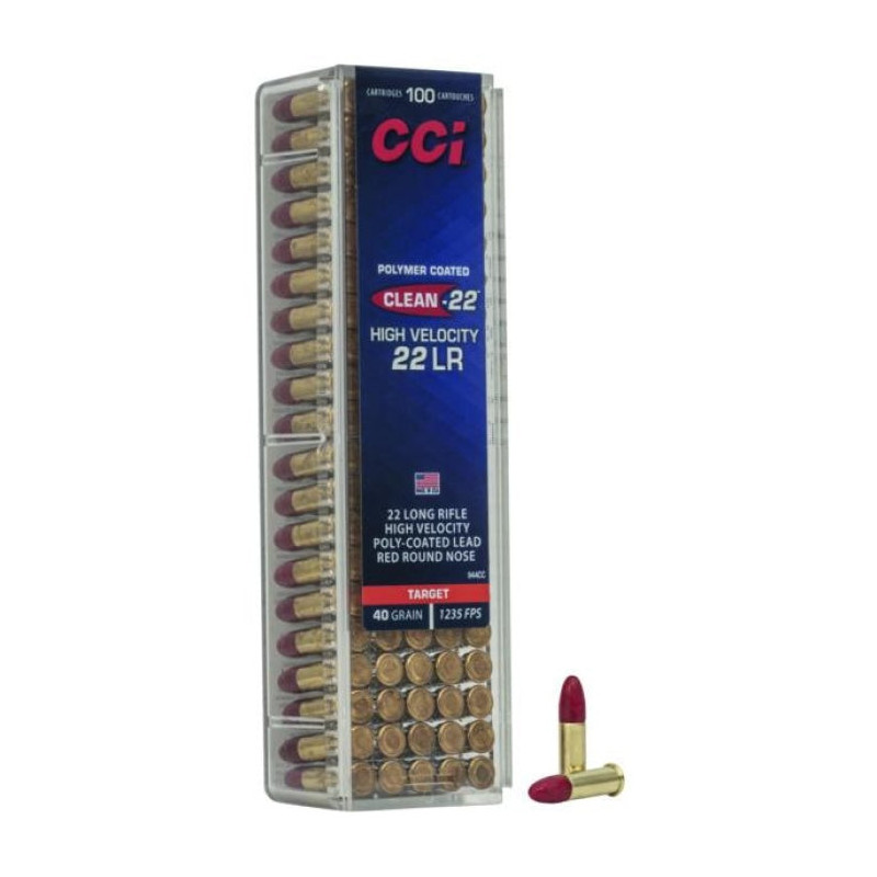 Balles CCI HV Target Polycoat - Cal. 22 LR