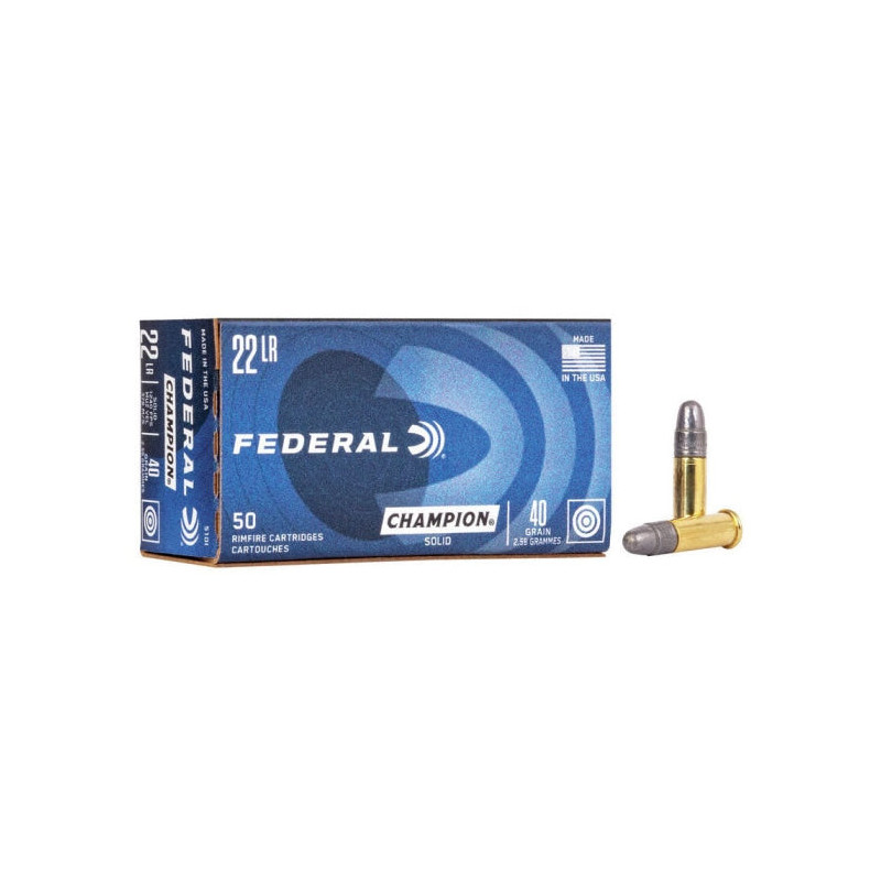Balles Federal Champion Plomb - Cal. 22 LR