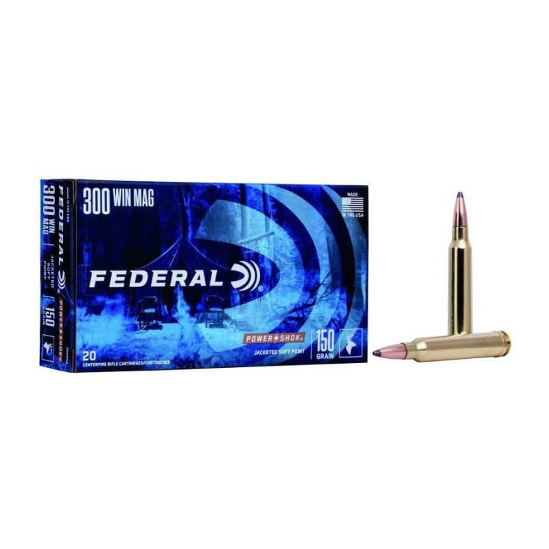 Balles Federal Power-Shok SP - Cal. 8 mm Mauser