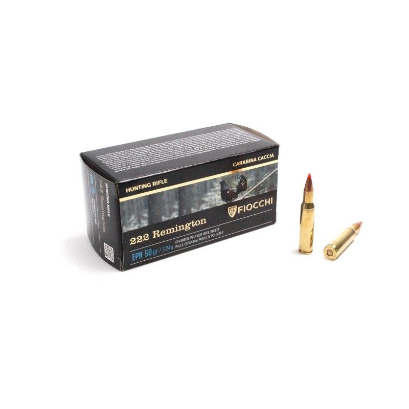 Balles Fiocchi EPN 50 - Cal. 222 Rem