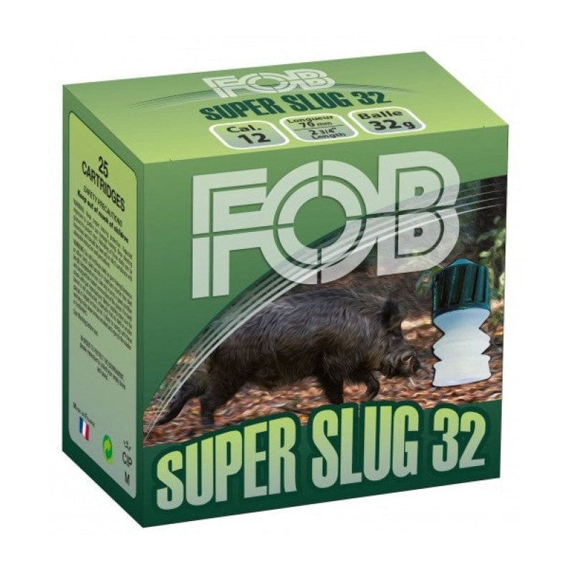 Balles FOB Super Slug - Cal.12/70 - Par 25