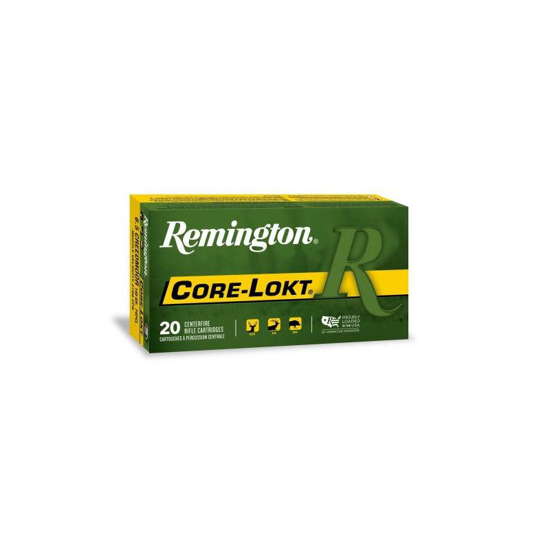 Balles Remington Core-Lokt SP - Cal. 6,5 Creedmoor