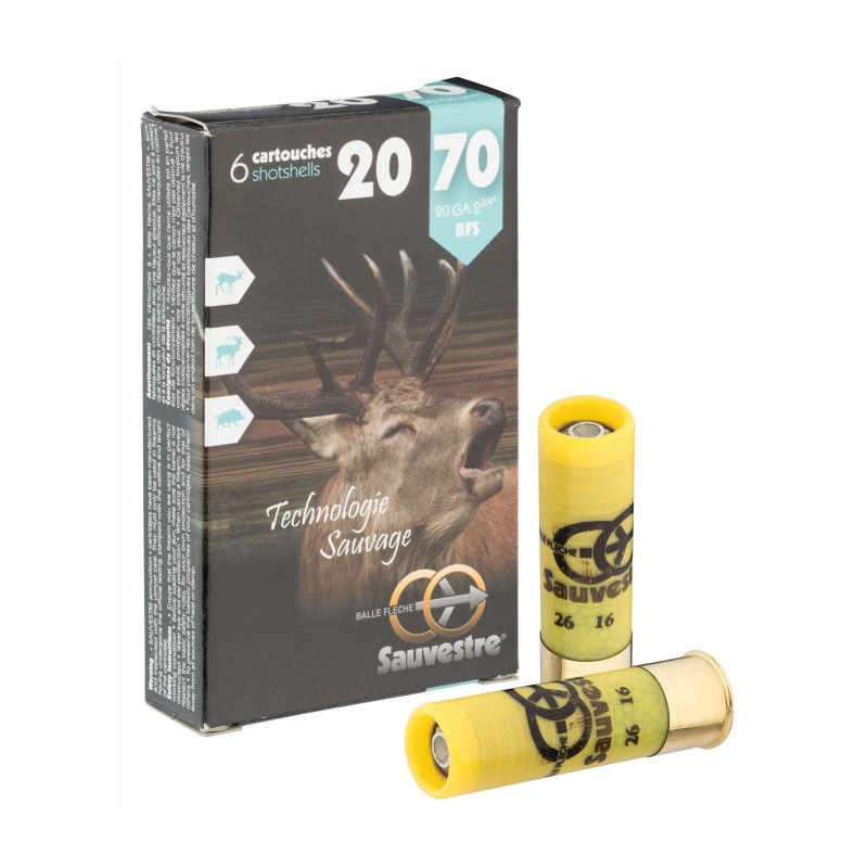 Balles Sauvestre gros gibier - Cal. 20/70