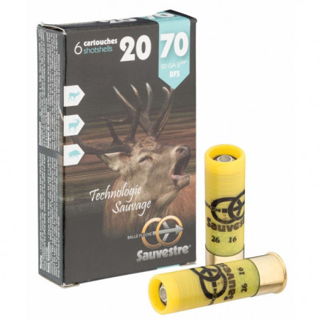 Balles Sauvestre gros gibier - Cal. 20/70