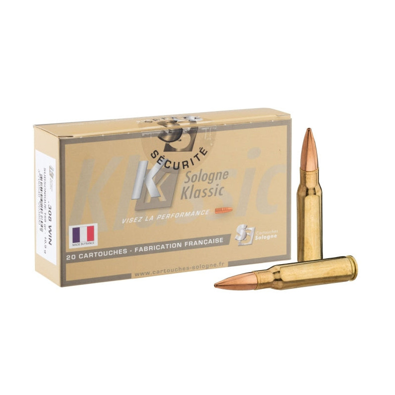 Balles Sologne Subsonique Sierra HPBT .308 Win