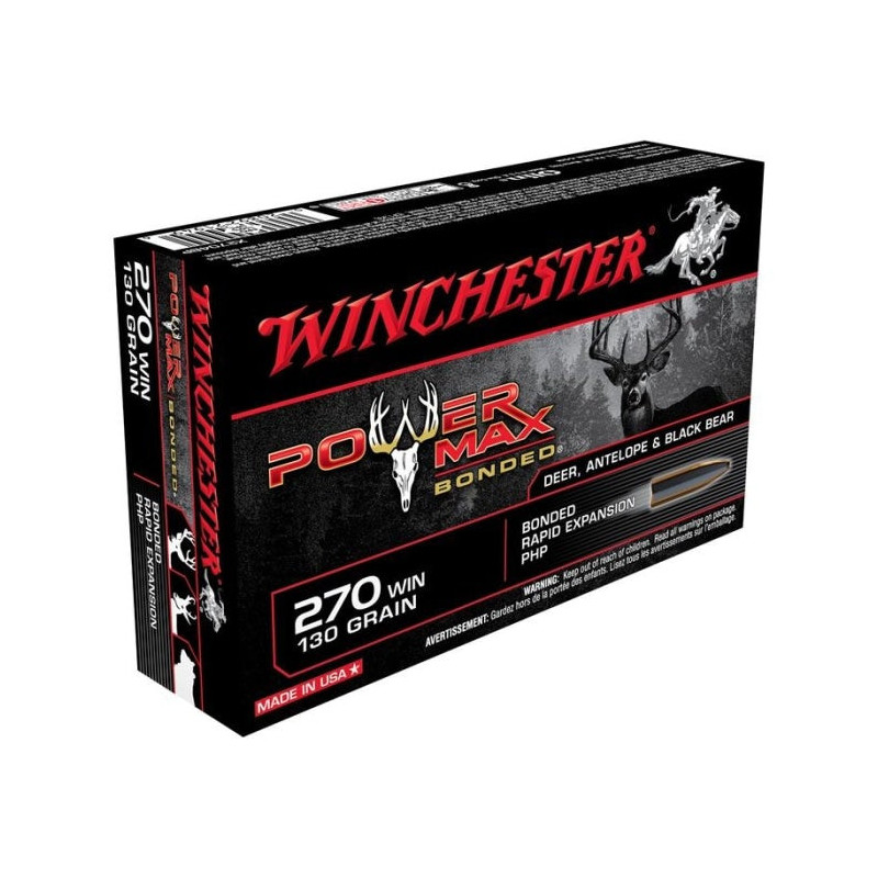 Balles Winchester Power Max Bonded - Cal. 270 Win.