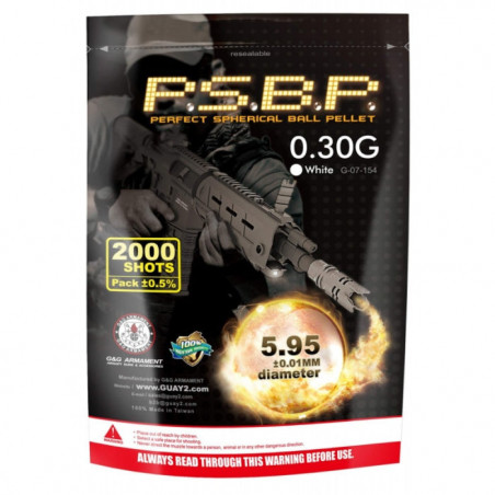 Billes G&G Armament Perfect Gray par 2000 - 0.30G