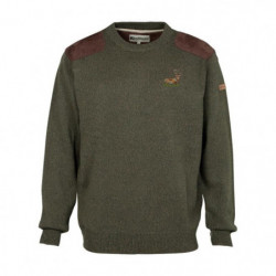 Pull brodé chasse...
