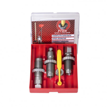 Jeu d'outils Lee Precision 3 pièces avec support douille - Cal. 270 Win.