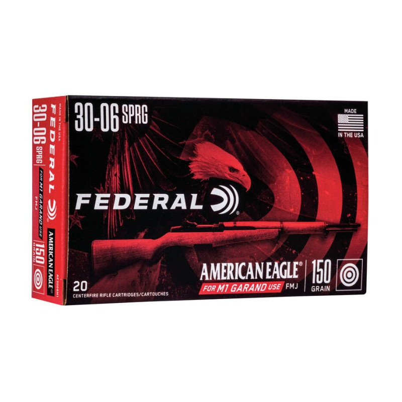 Balles Federal Full Metal Jacket - Cal. 30-06 Sprg