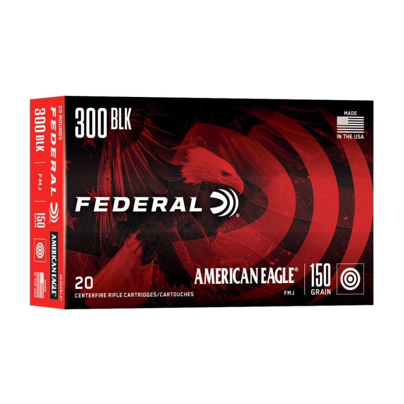Balles Federal Full Metal Jacket Boat-Tail - Cal.300 BLK