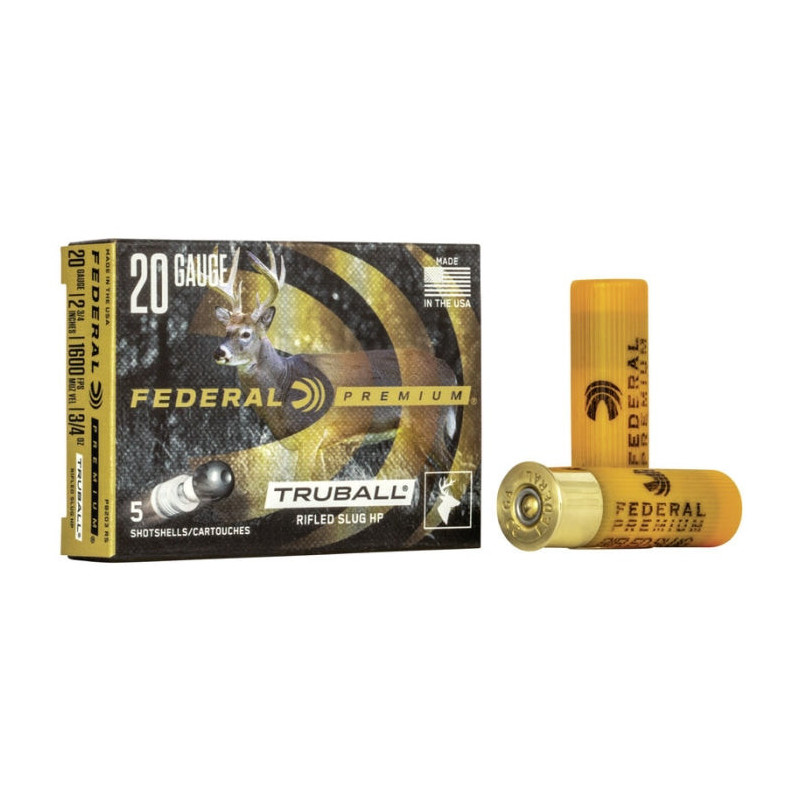 Balles Federal Rifle Slug Vital-Shok - Cal. 20/70
