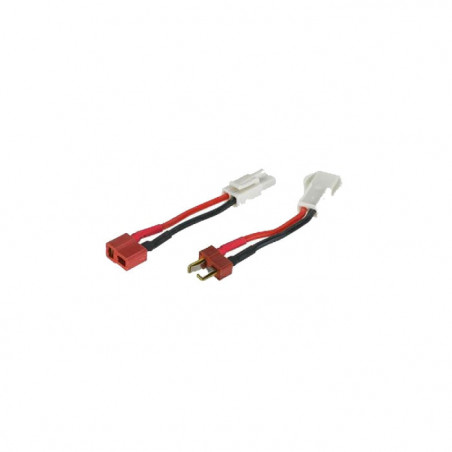 Adaptateur pour réplique/batterie Emerson Power Switching Line T-Plug Field Palace Standard Deans to Mini Tamiya A