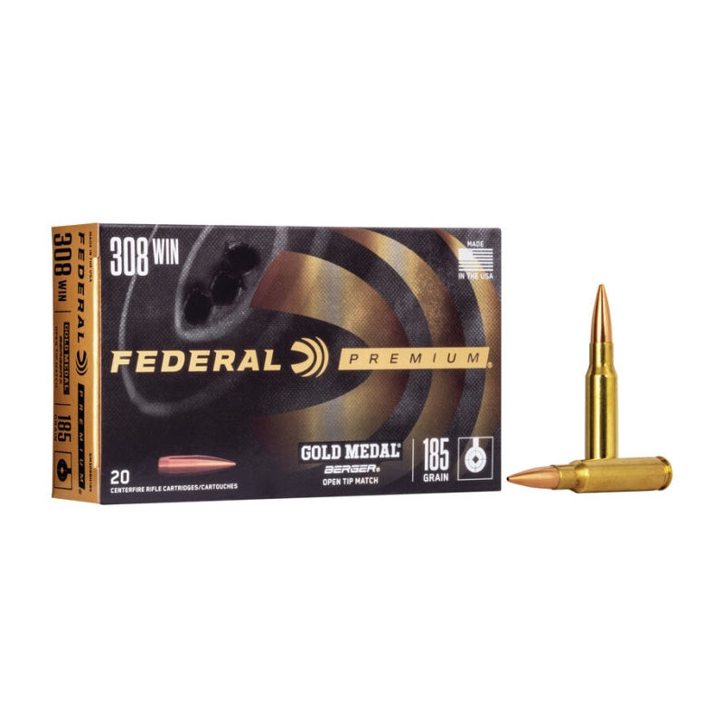 Balles Federal Gold Medal Rifle Berger Jugernaught OTM - Cal. 308 Win