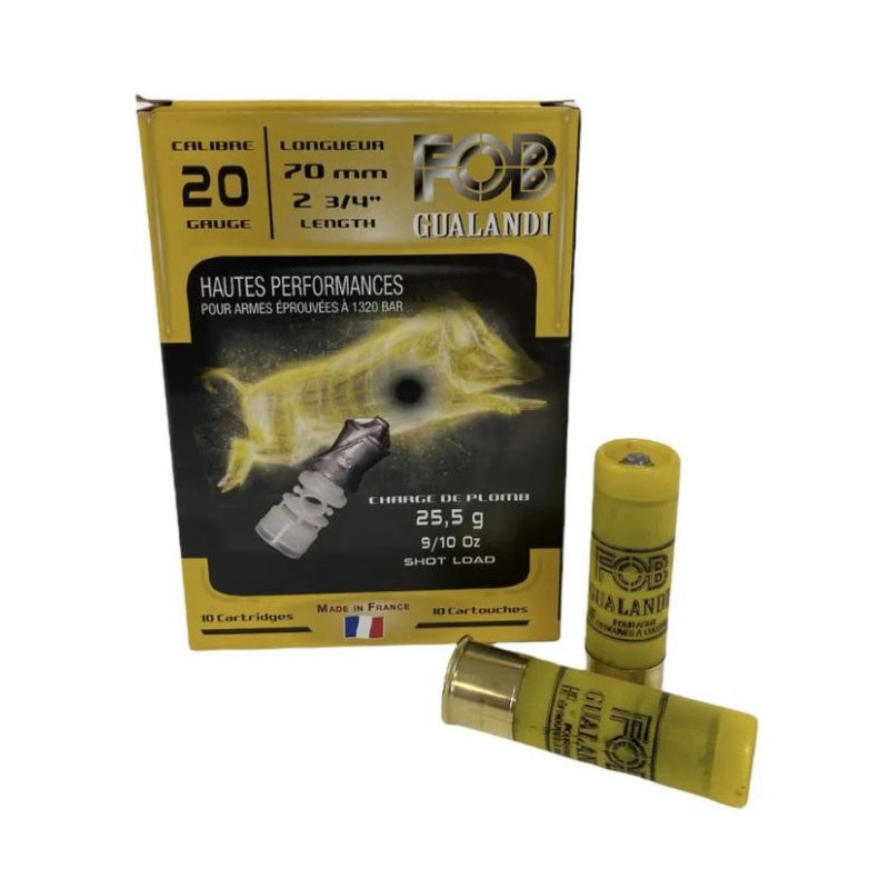 Balles FOB Gualandi HP - Cal.20/70 - Par 10