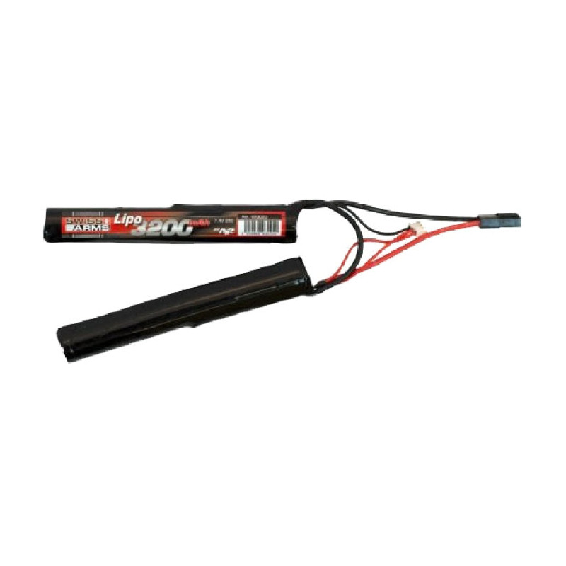 Batterie 2 sticks LIPO 7.4 V Swiss Arms 25C - 3200mAh