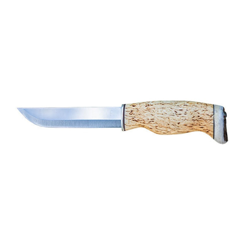 Bear knife Arctic Legend Manche bouleau frisé
