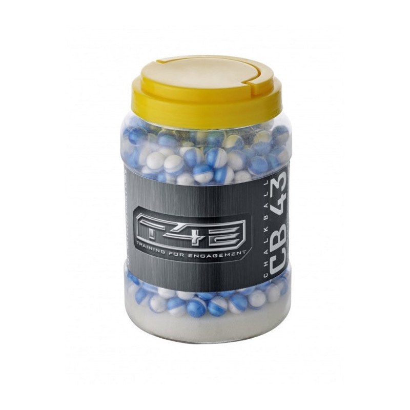 Billes craie blanche T4E - Cal. 43