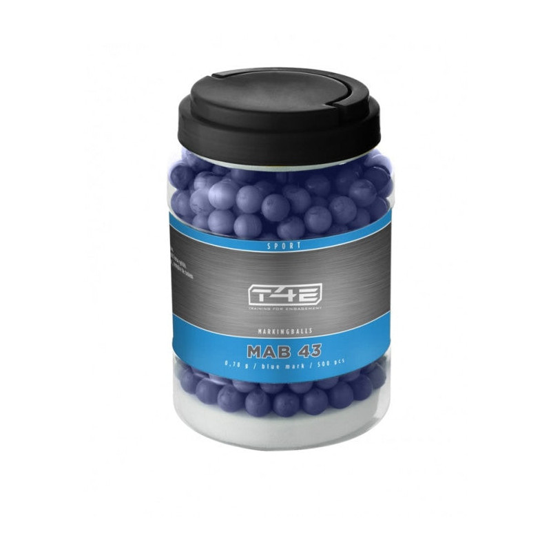 Billes peinture bleue - T4E Par 500