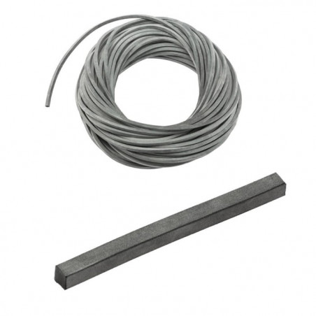 Caoutchouc carré Shoot Again - pour lance pierres - 5 x 5 mm