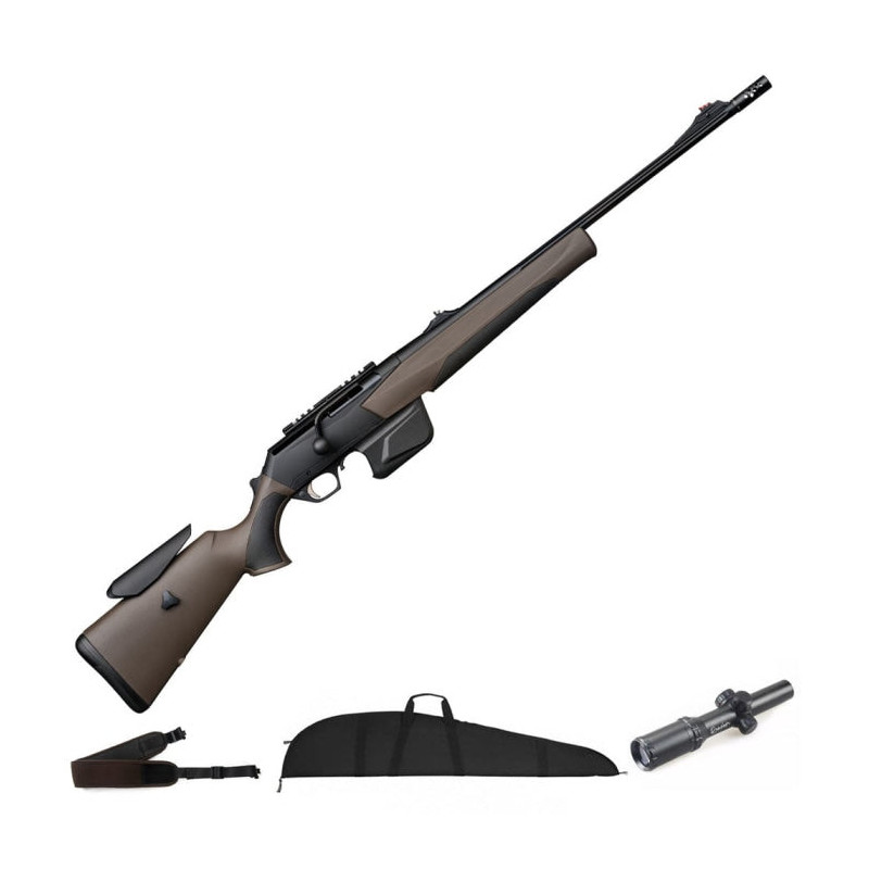Carabine à culasse linéaire Browning Maral Sf Compo Brown - Cal. 308 Win - Pack Battue