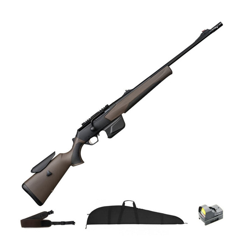 Carabine à culasse linéaire Browning Maral Sf Compo Brown - Cal. 308 Win - Pack Reflex