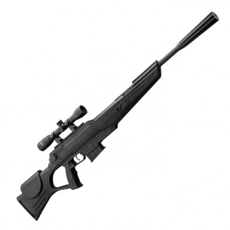 Carabine à plomb Beeman Quiet Tek synthétique avec lunette 4x32 - Cal. 4,5