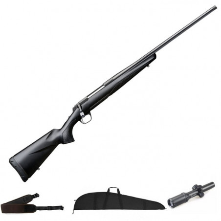 Carabine à verrou Browning X-Bolt Composite Black - Cal. 243 Win - Pack Battue