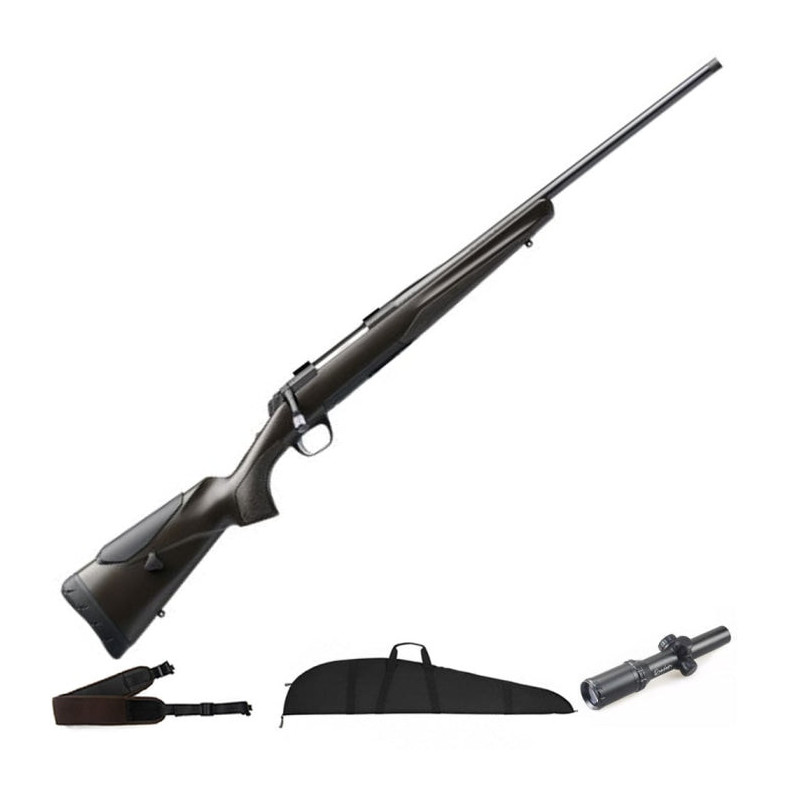 Carabine à Verrou Browning X-Bolt Sf Compo Brown - Cal. 30-06 - Pack Battue