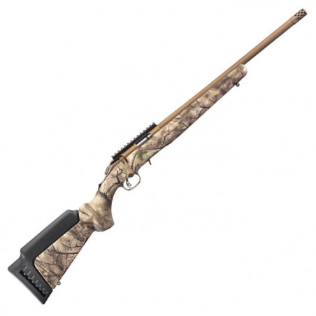 Carabine à verrou Ruger American Rimfire Bronze - Fileté - Cal. 22 Mag
