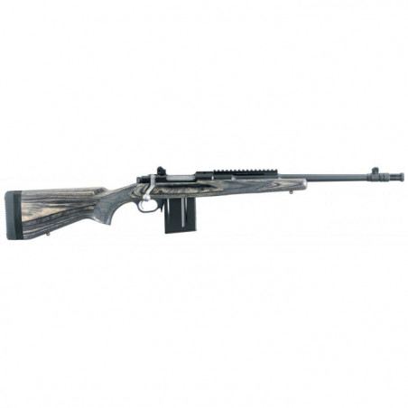 Carabine à verrou Ruger KM77-GS Inox avec cache flamme - Cal. 308 Win