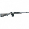 Carabine à verrou Ruger KM77-GS Noire mat avec cache flamme - Cal. 308 Win