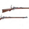 Carabine historique Davide Pedersoli Springfield tradoor long range avec dioptre