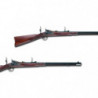 Carabine historique Davide Pedersoli Springfield tradoor Officier à cartouche métallique - Cal. 45-70 gov