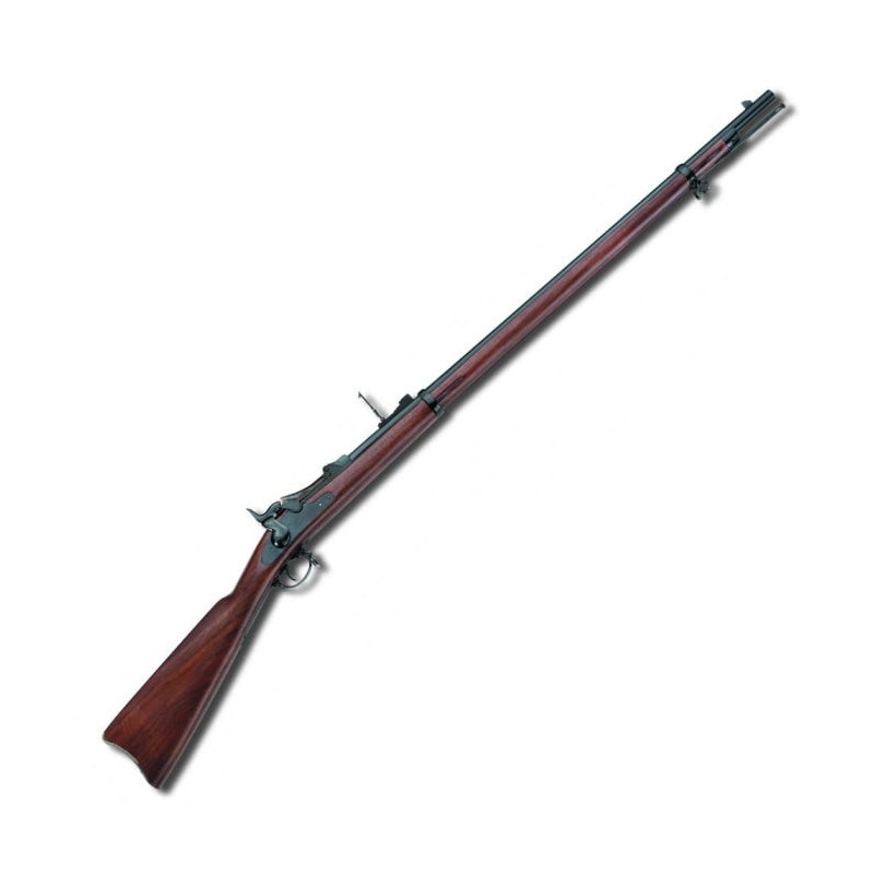 Carabine historique Davide Pedersoli Springfield tradoor riggle à cartouche métallique - Cal. 45-70 gov