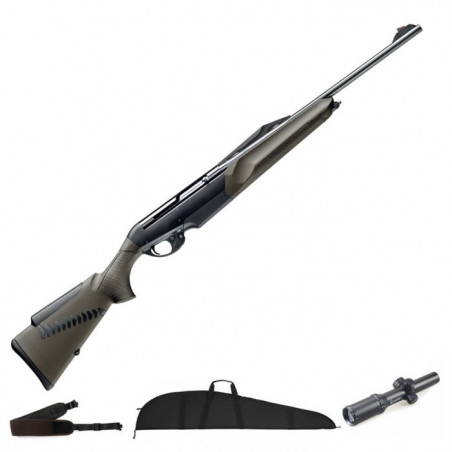 Carabine semi-auto Benelli Argo E Comfort Verte - Cal. 9.3x62 - Pack Battue