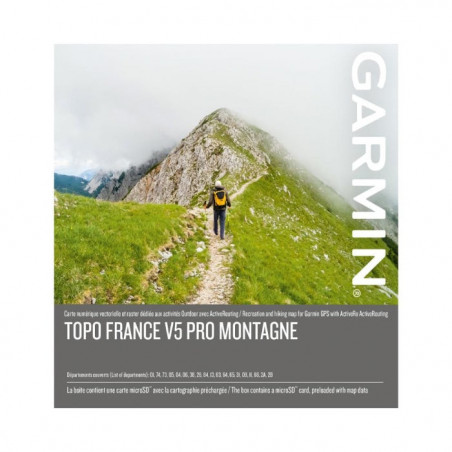 Carte Garmin topo france V5 pro