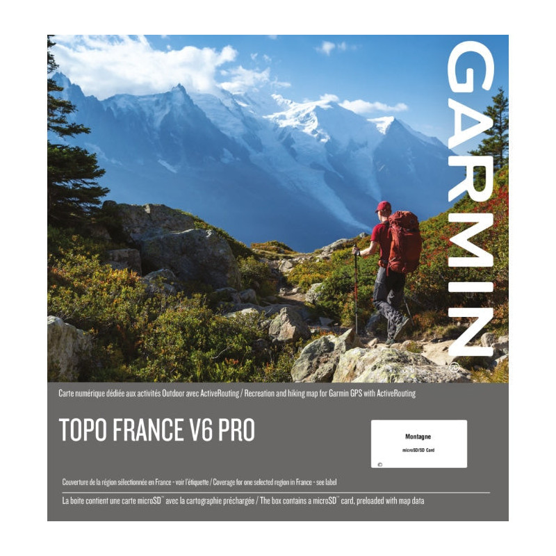 Carte Garmin Topo France V6 Pro Montagne