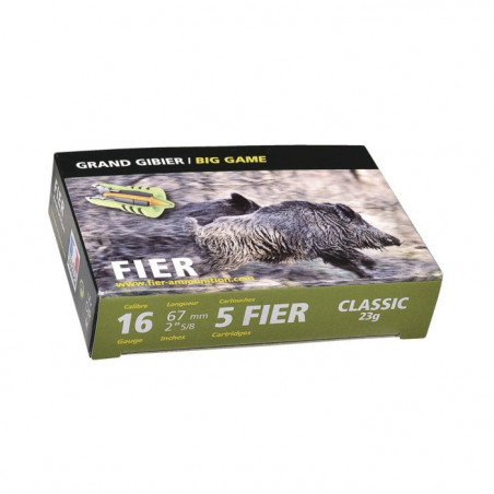 Cartouche Fier à balles Classic 23g - Cal. 16/67
