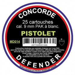 Cartouches à blanc Concorde...