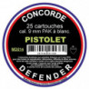 Cartouches à blanc Concorde Defender - Cal. 9 mm PAK