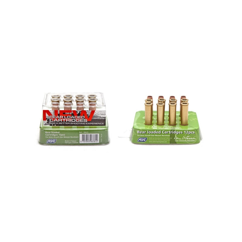 Cartouches ASG DW et DW715 CNC Rear Load - Par 12