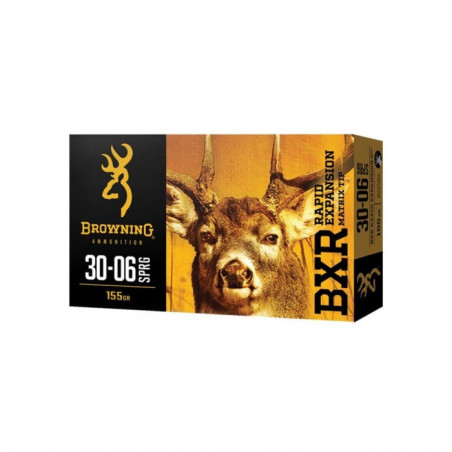 Cartouches Browning BXR 155 gr - Cal. 30-06 Spr