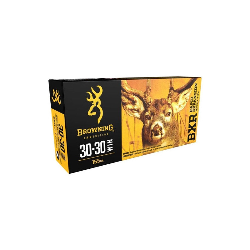 Cartouches Browning BXR 155 gr - Cal. 30-30 Win