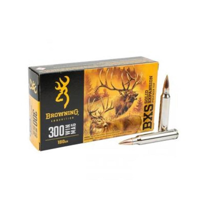 Cartouches Browning BXS 180 gr - Cal. 300 Win